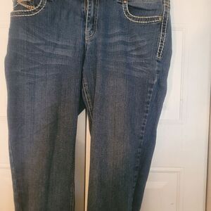 𝅺sapphire RED FASHION QUALITY SIZE 12 STRETCH JEANS